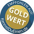Empfohlen von Gold Wert über KennstDuEinen.de